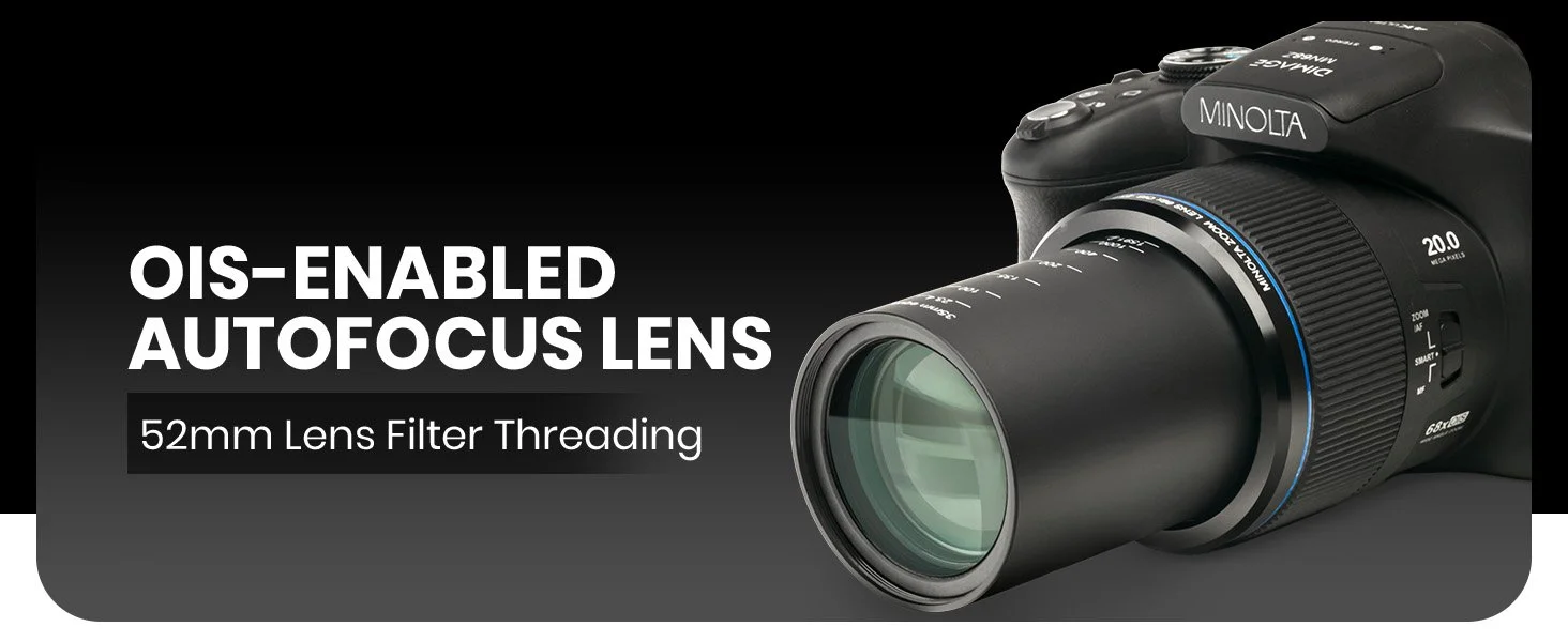 DiMAGE MN68Z 20MP / 4K Ultra HD / 68x Optical Zoom Bridge Camera